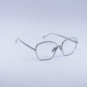 Loewe LW50073U 016 Eyeglasses Silver 55mm Geometric Frame